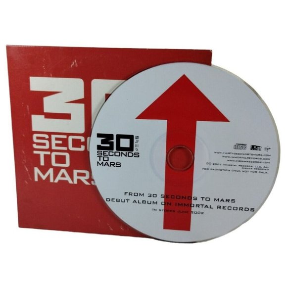 30 Seconds to Mars Debut Record Promo CD Capricorn End of the Beginning 2 Songs - Picture 1 of 3